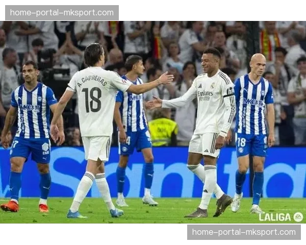 皇家马德里2-1击败阿拉维斯保留夺冠希望，落后巴萨6分